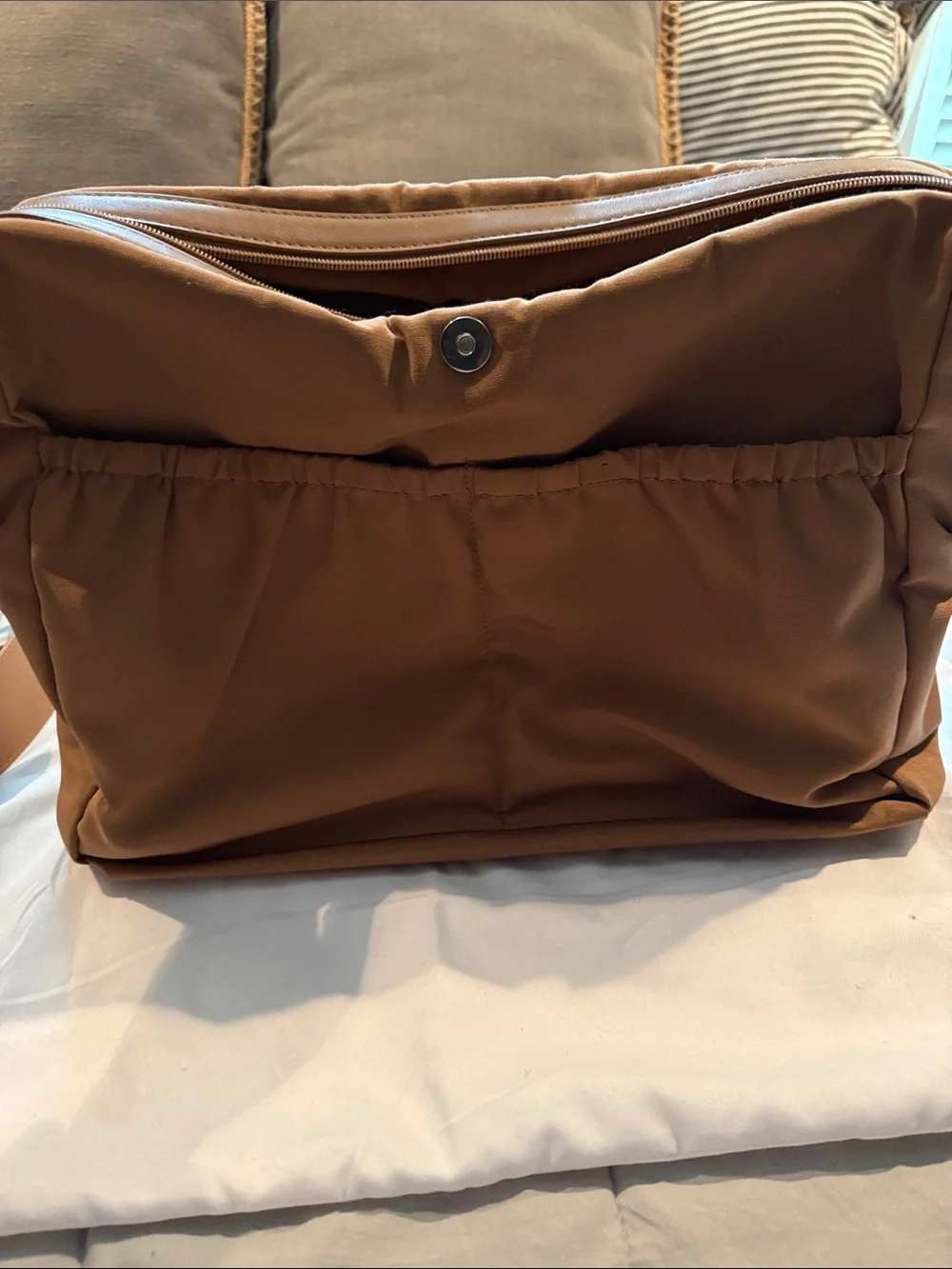 Calpak Tote Bag in Camel